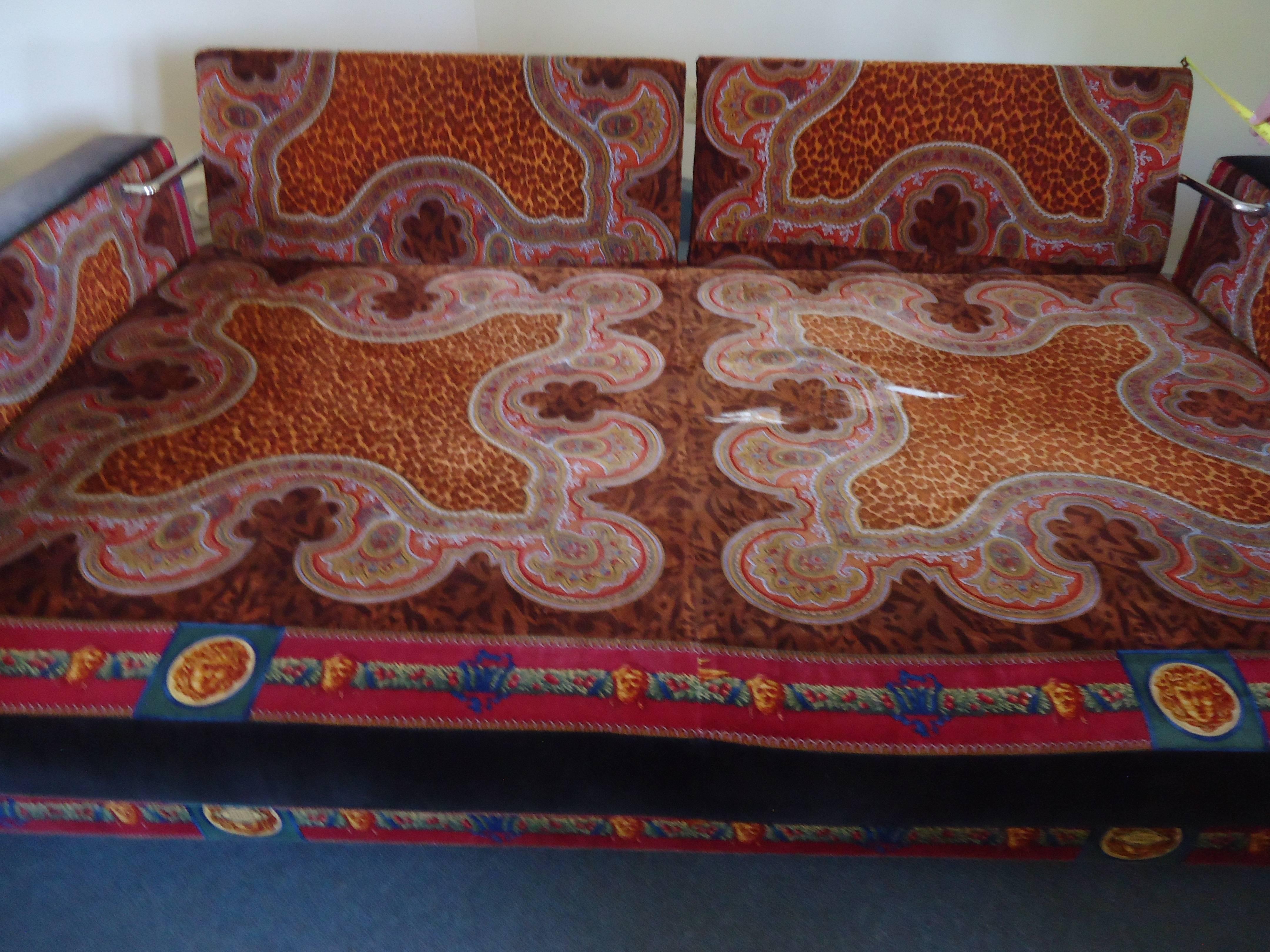 Movie Star Vintage Versace Daybed Couch 1