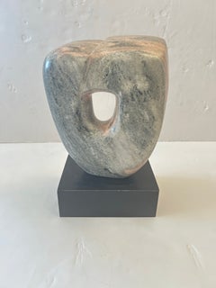 Striking Abstract Marble Tabletop Sculpture