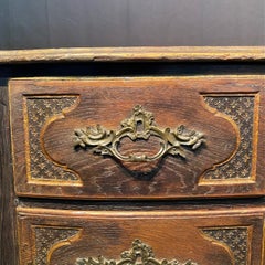 Early 19th Century Highly Carved French Oak Chest of Drawers