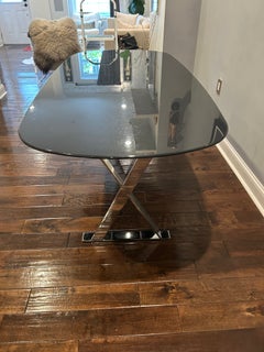 Sleek Maxalto Pathos Elliptic Dining Table by Antonio Citterio