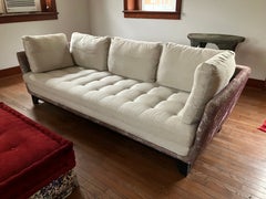 Gorgeous Tufted Upholstered Roche Bobois 3 Seat Sofa