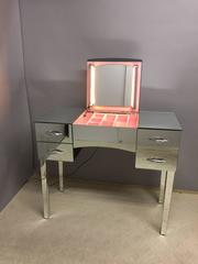 Moviestar Glam Sleek 1930s Mirrored Vanity