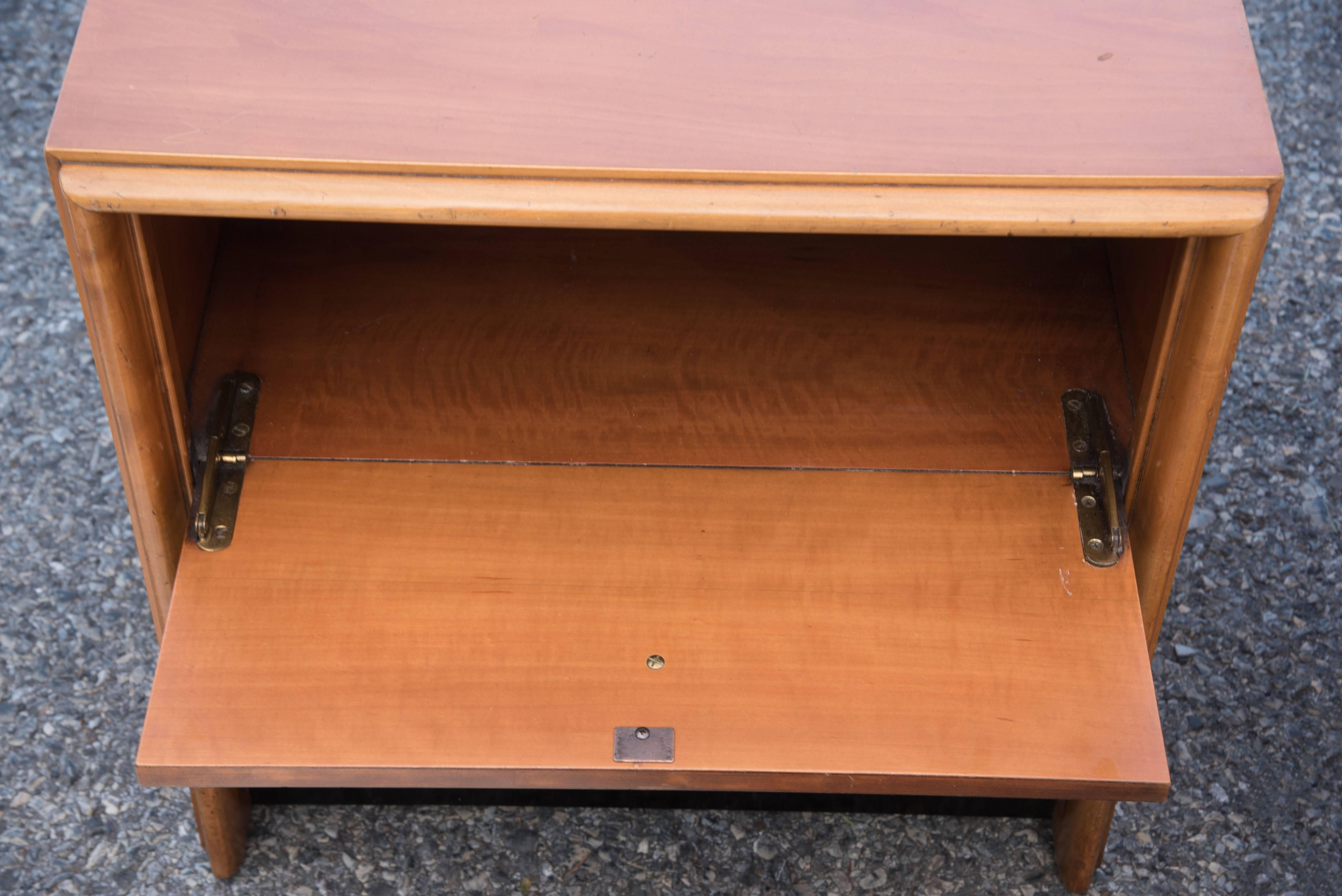 Mid-20th Century Set of Paul Frankl for John Stuart Nightstands and Chest of Drawers