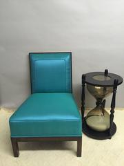 Huge English Hourglass Side Table