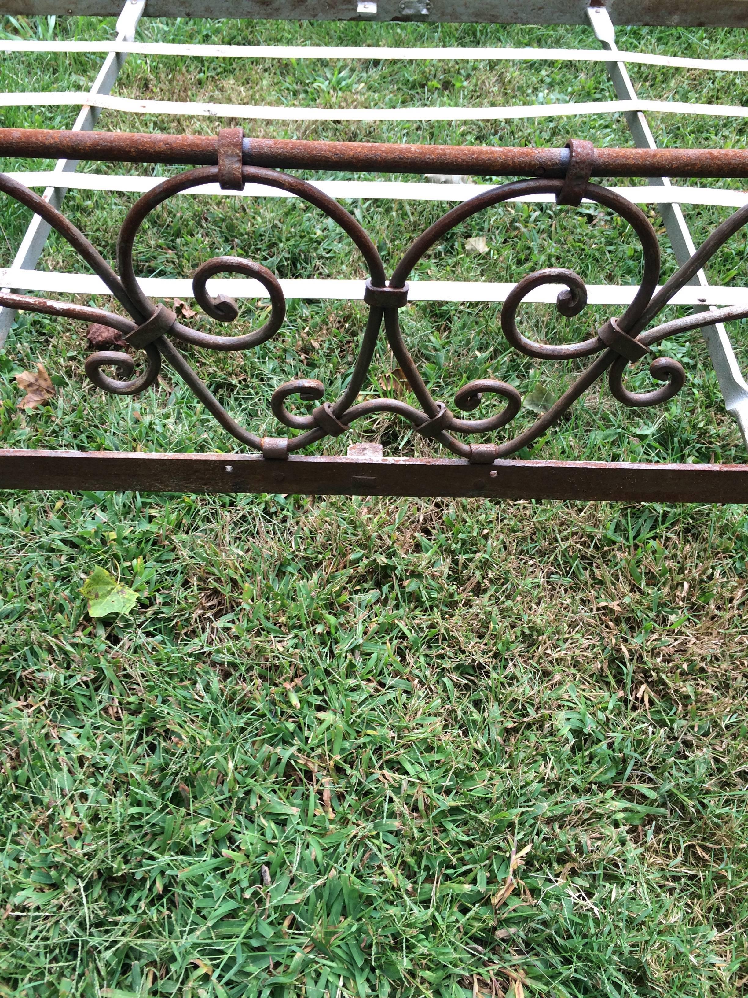 antique metal daybed