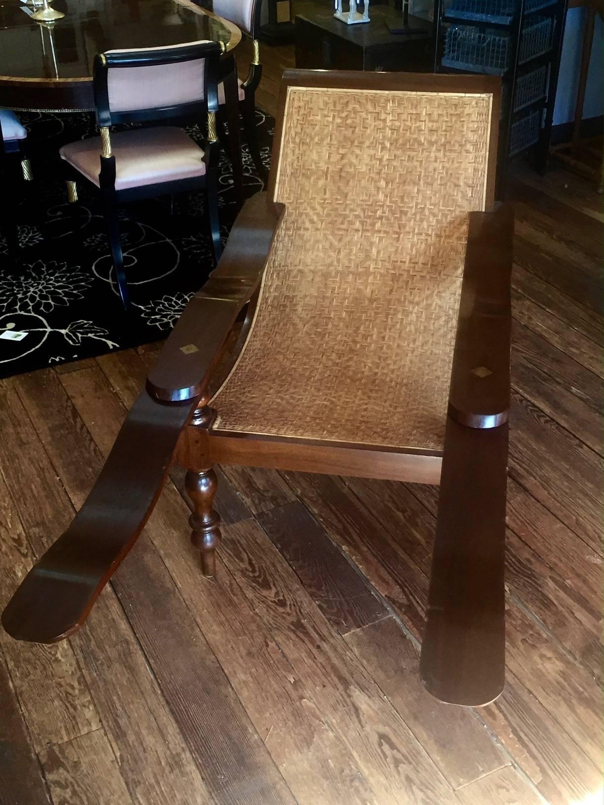 Anglo-Indian Striking Anglo Indian Plantation Chair