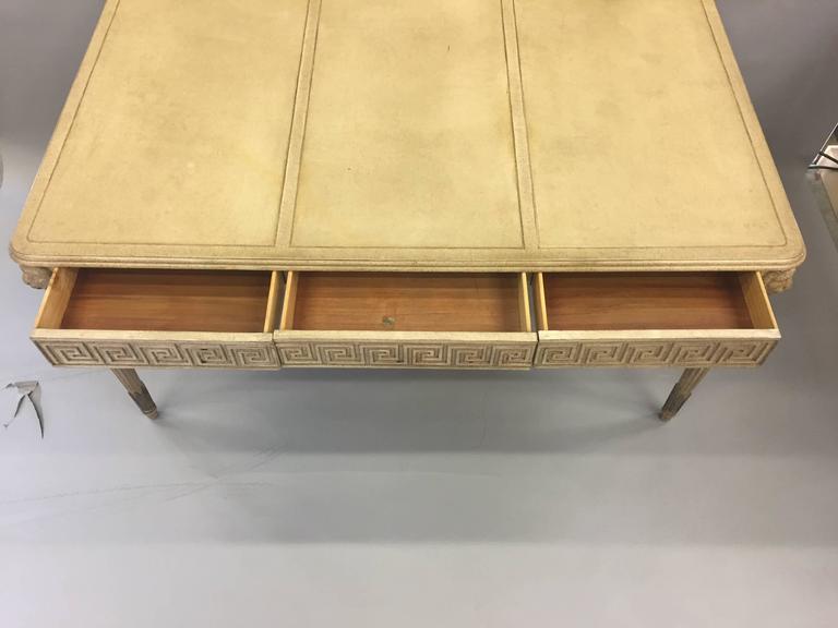 Fabulous Marge Carson Greek Key Design Writing Desk At 1stdibs