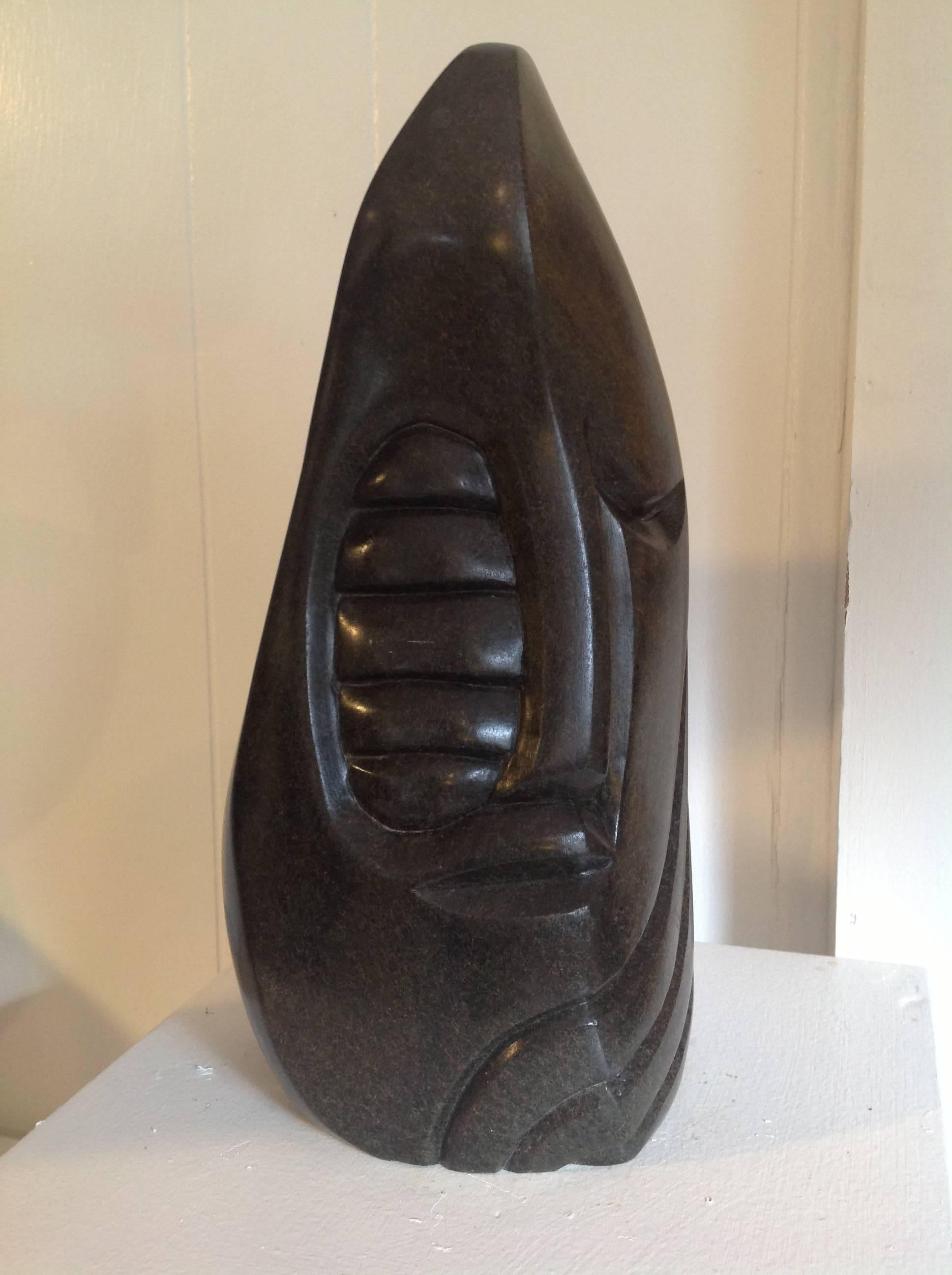 Stone African Shona Sculpture Titled 