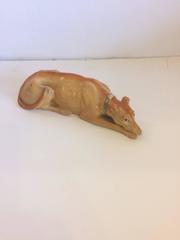 Charming Recumbent Greyhound Staffordshire Dog