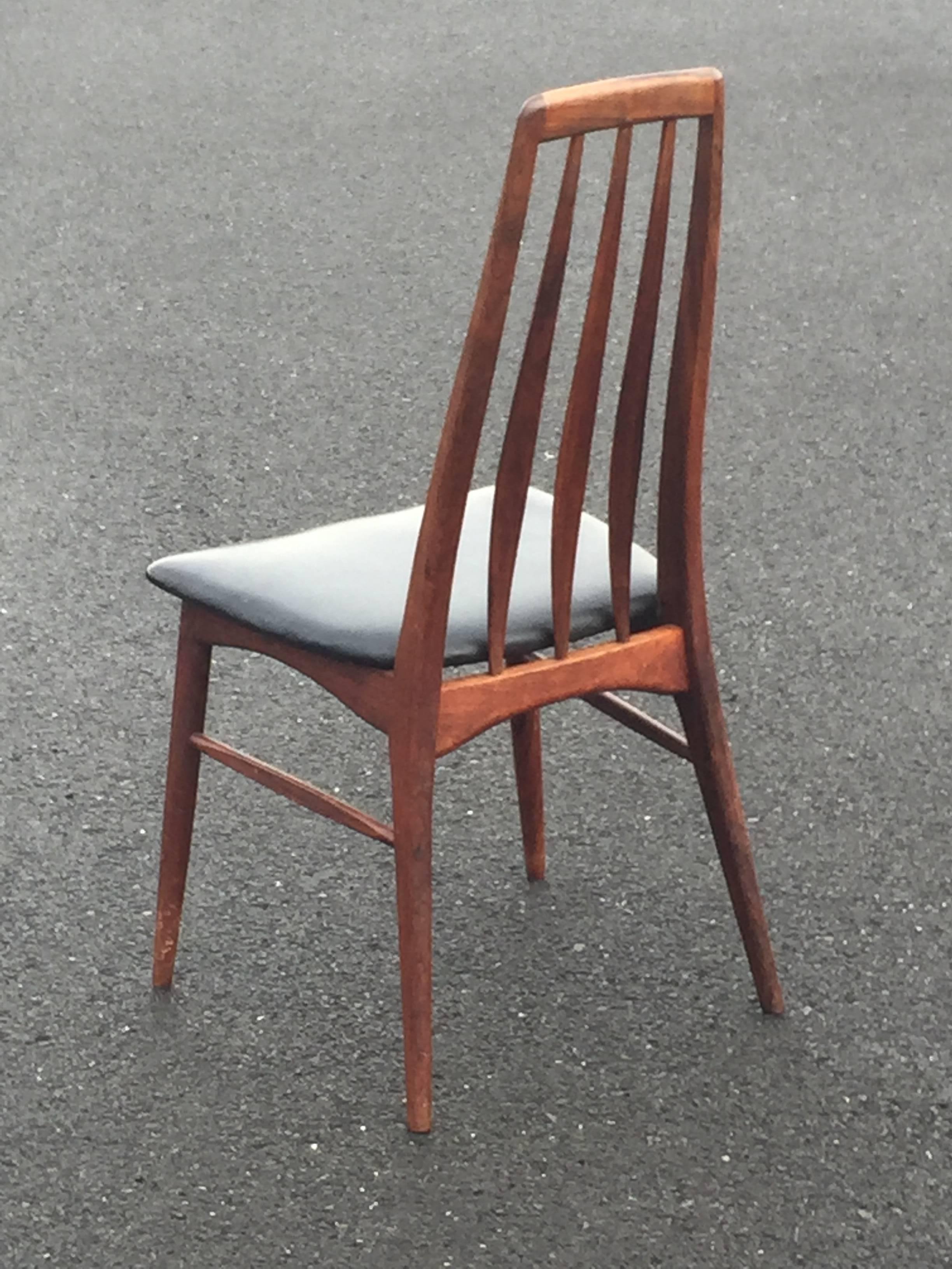 Mid-Century Modern Danish Modern Rosewood Eva Dining Chairs by Koefoeds Hornslet