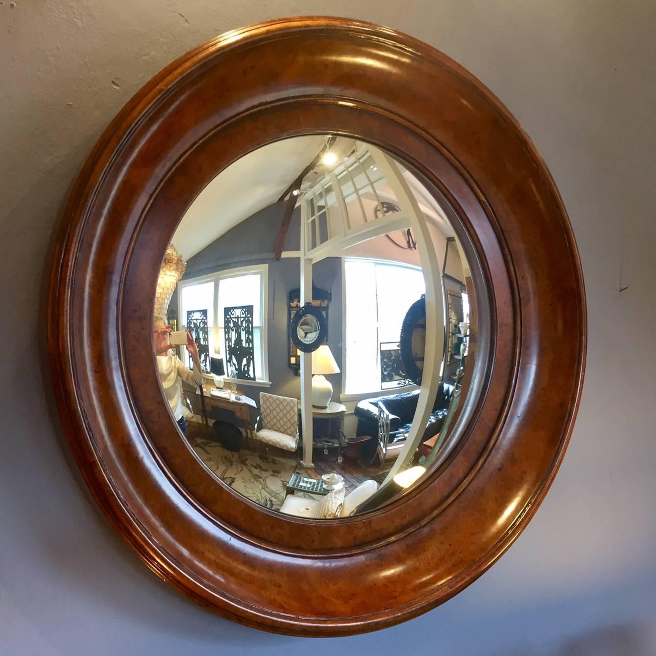 burl wood mirror