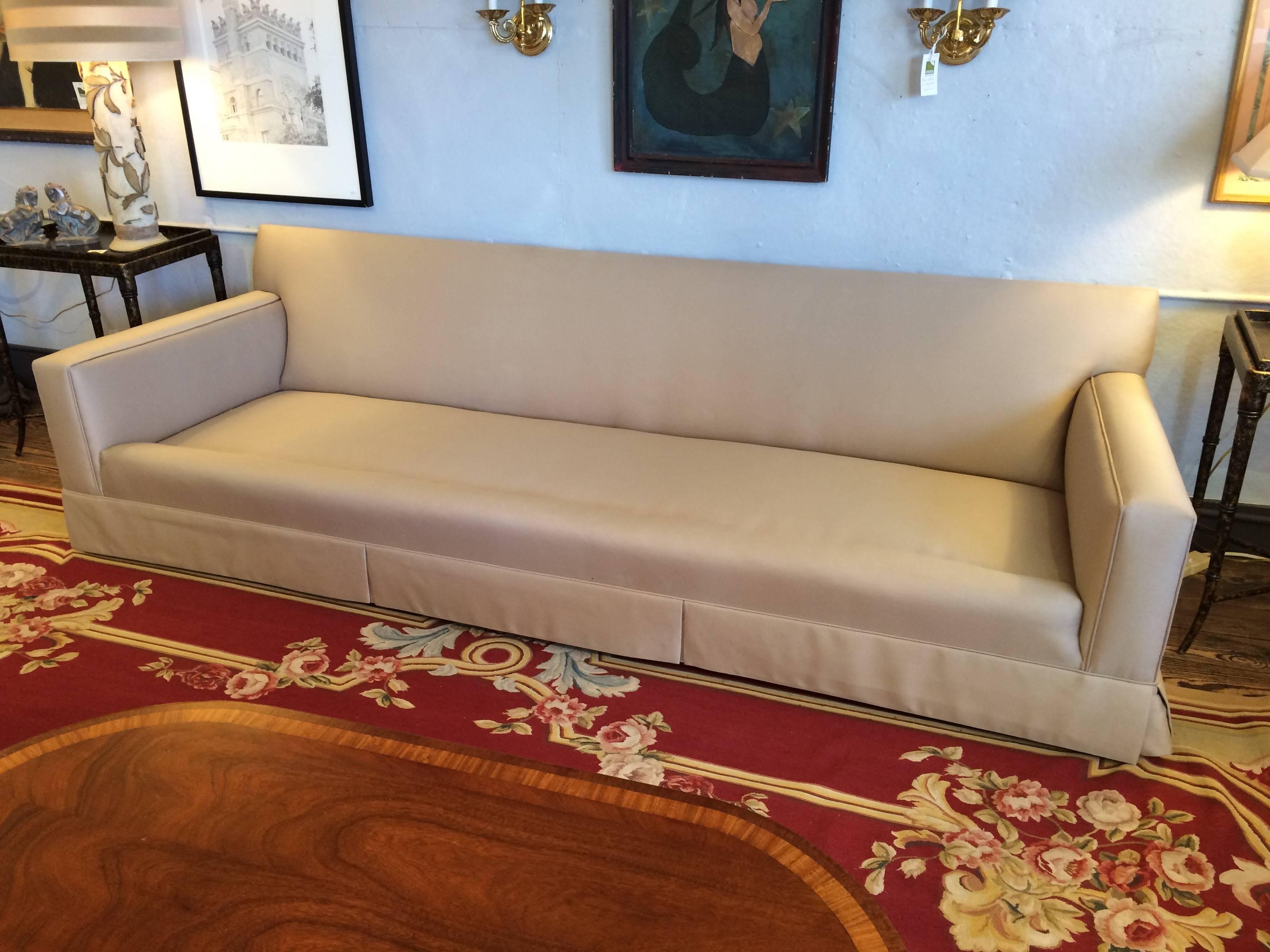 very long sofa