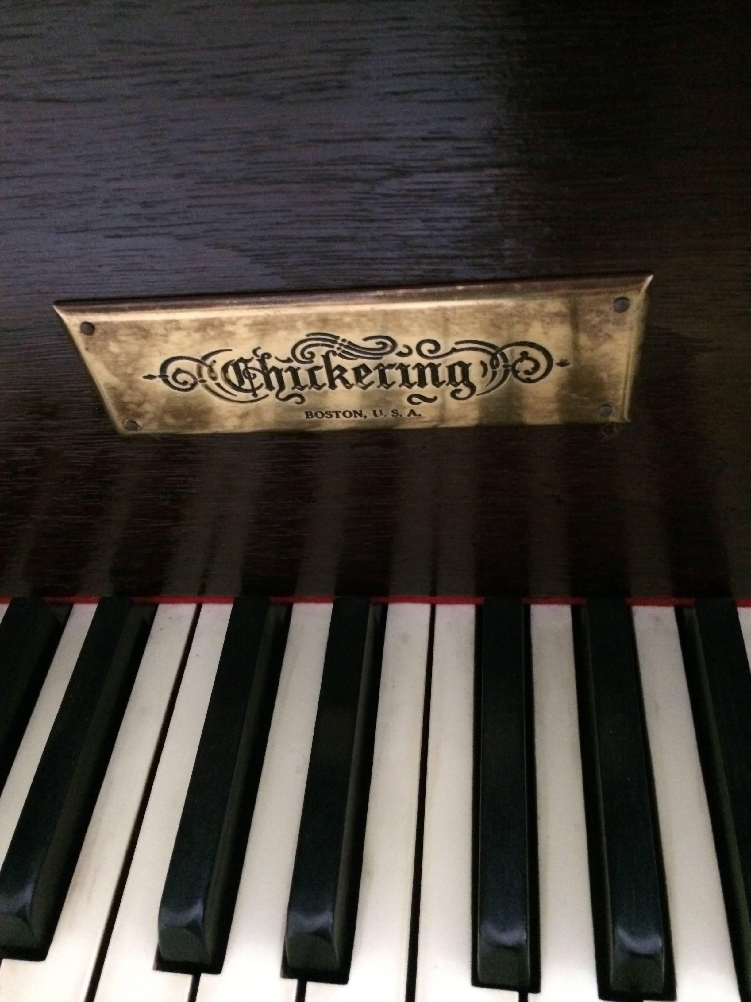 vintage grand piano