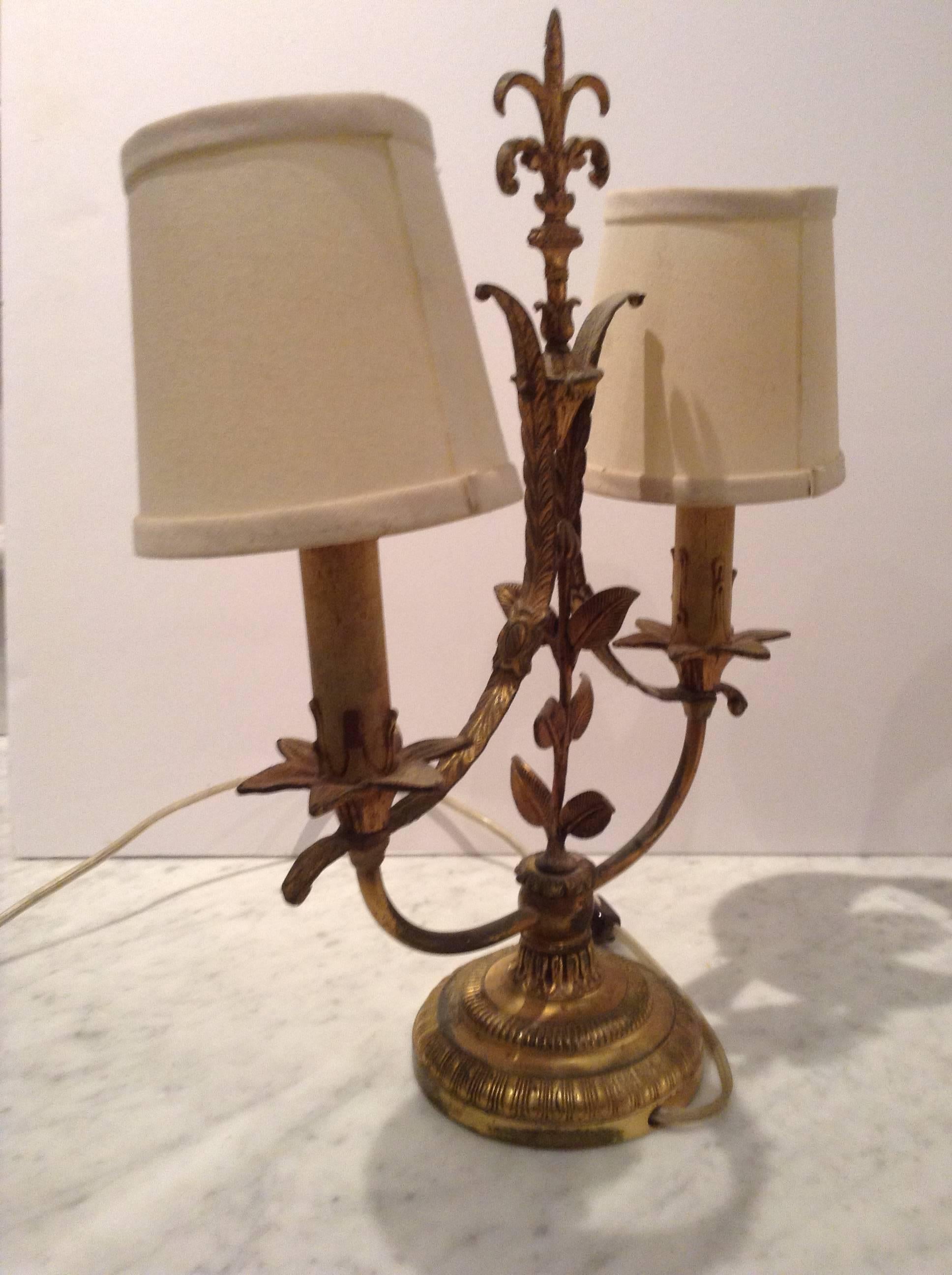 Pair of Antique French Lamps 1