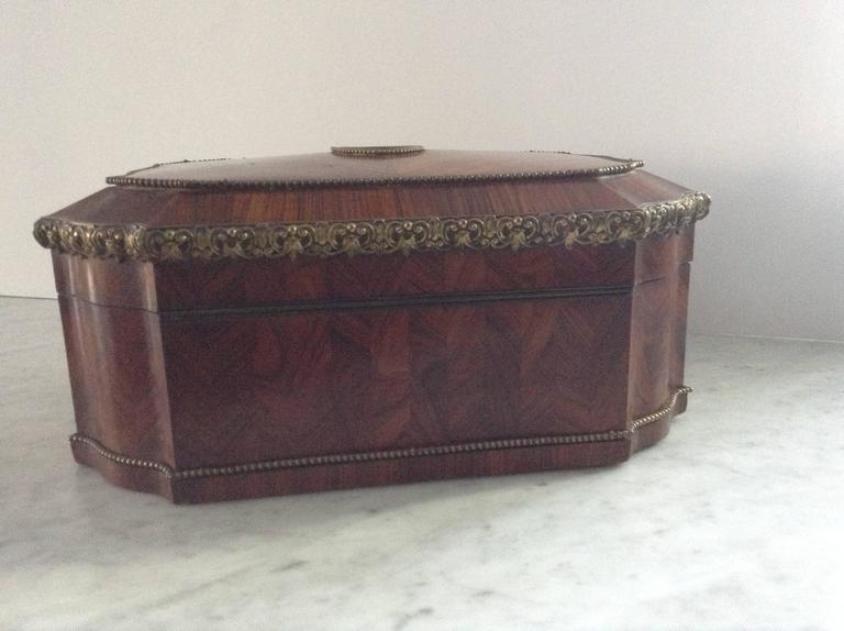 Splendid French Marquetry Jewelry Box For Sale 1
