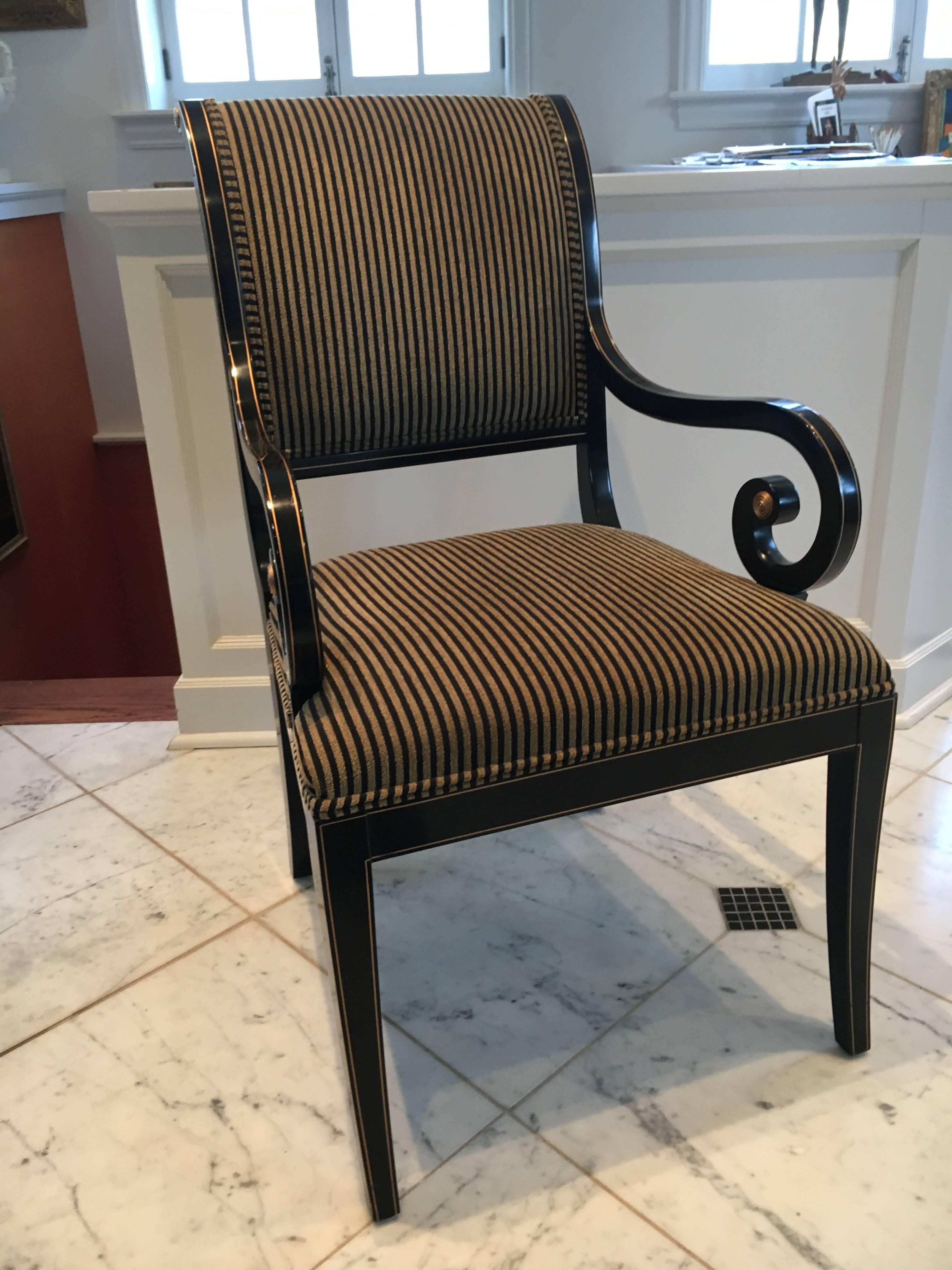 American Six Regency Style Kindel Dining Chairs