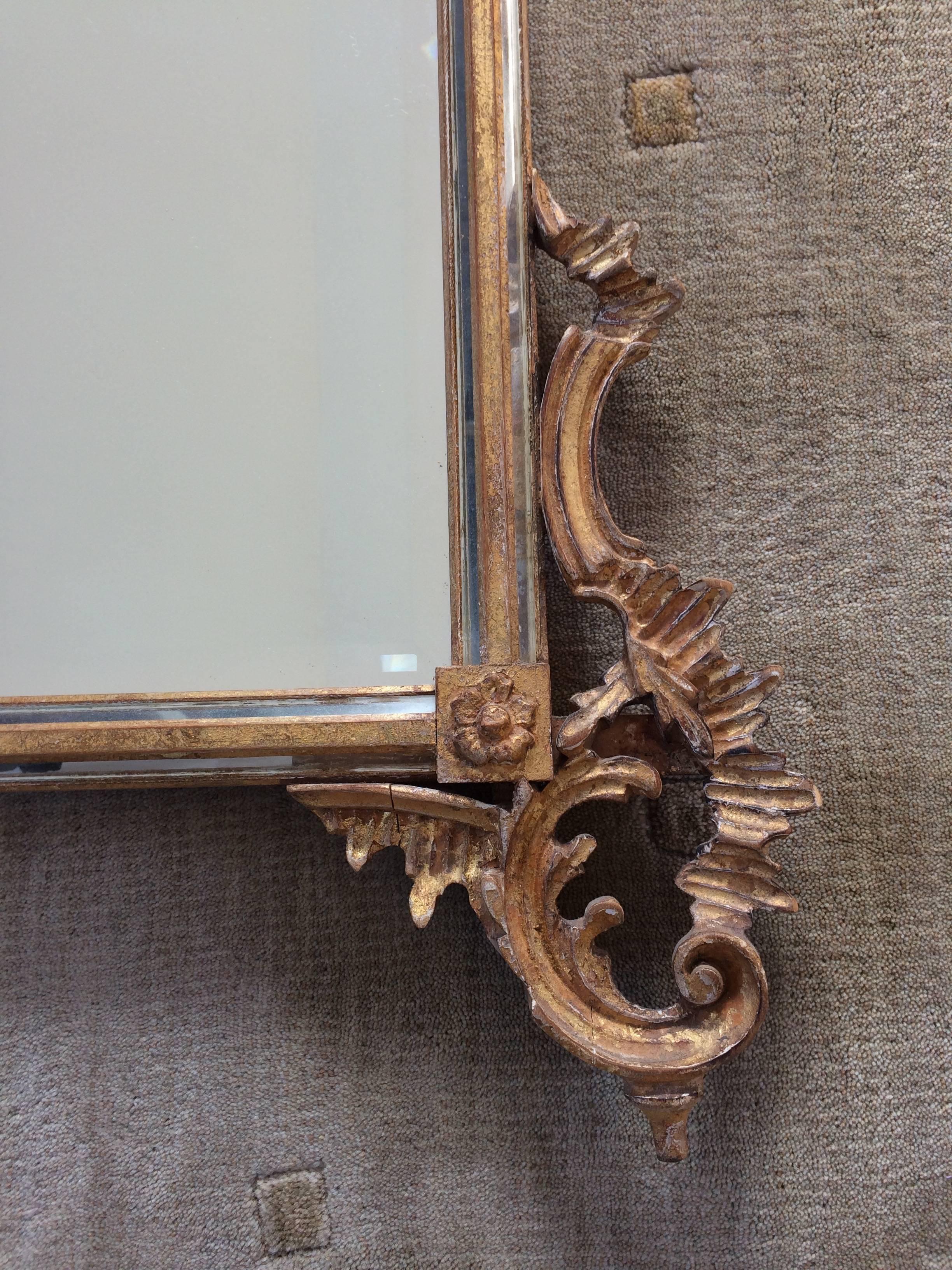 Gorgeous Ornate Giltwood Mirror by Labarge 2