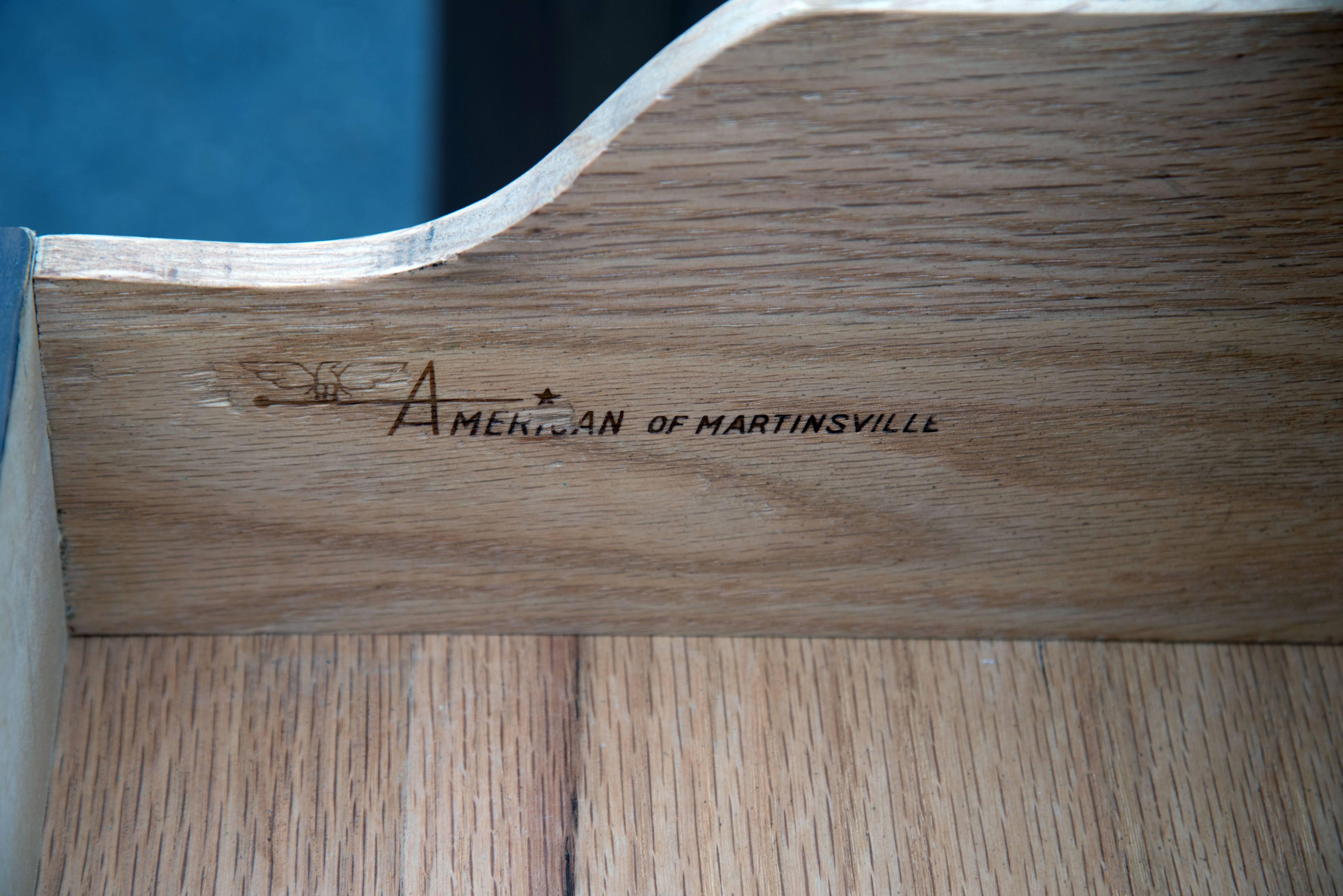 Mid-Century American of Martinsville Sleek Walnut Dresser 3