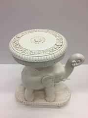 Jewel of a Vintage Hand-Carved Anglo Indian Martini Table