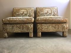 Pair of Vintage Billy Baldwin Club Lounge Chairs