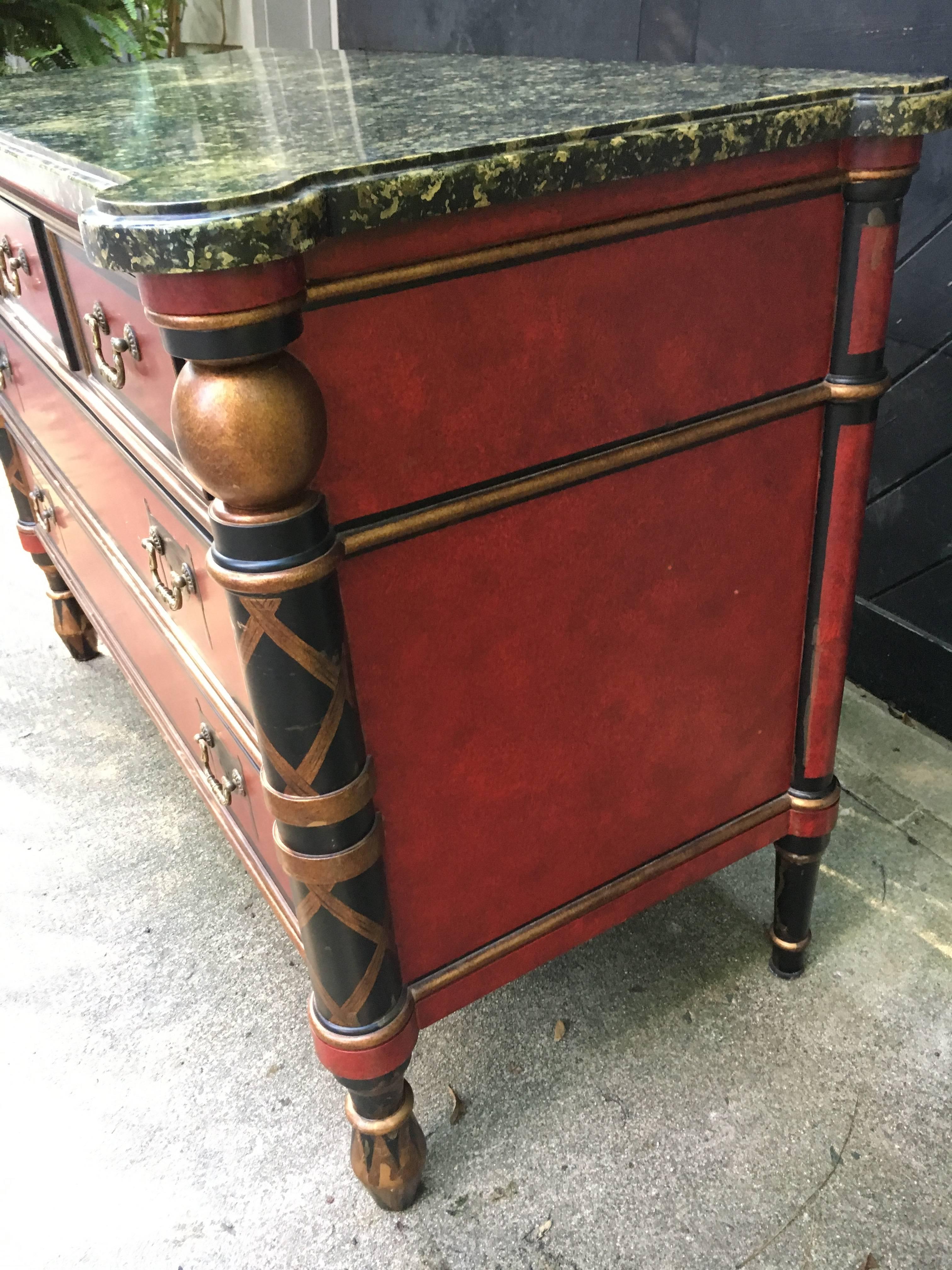 American Stunning Regency Style Chest of Drawers by Chelsea House