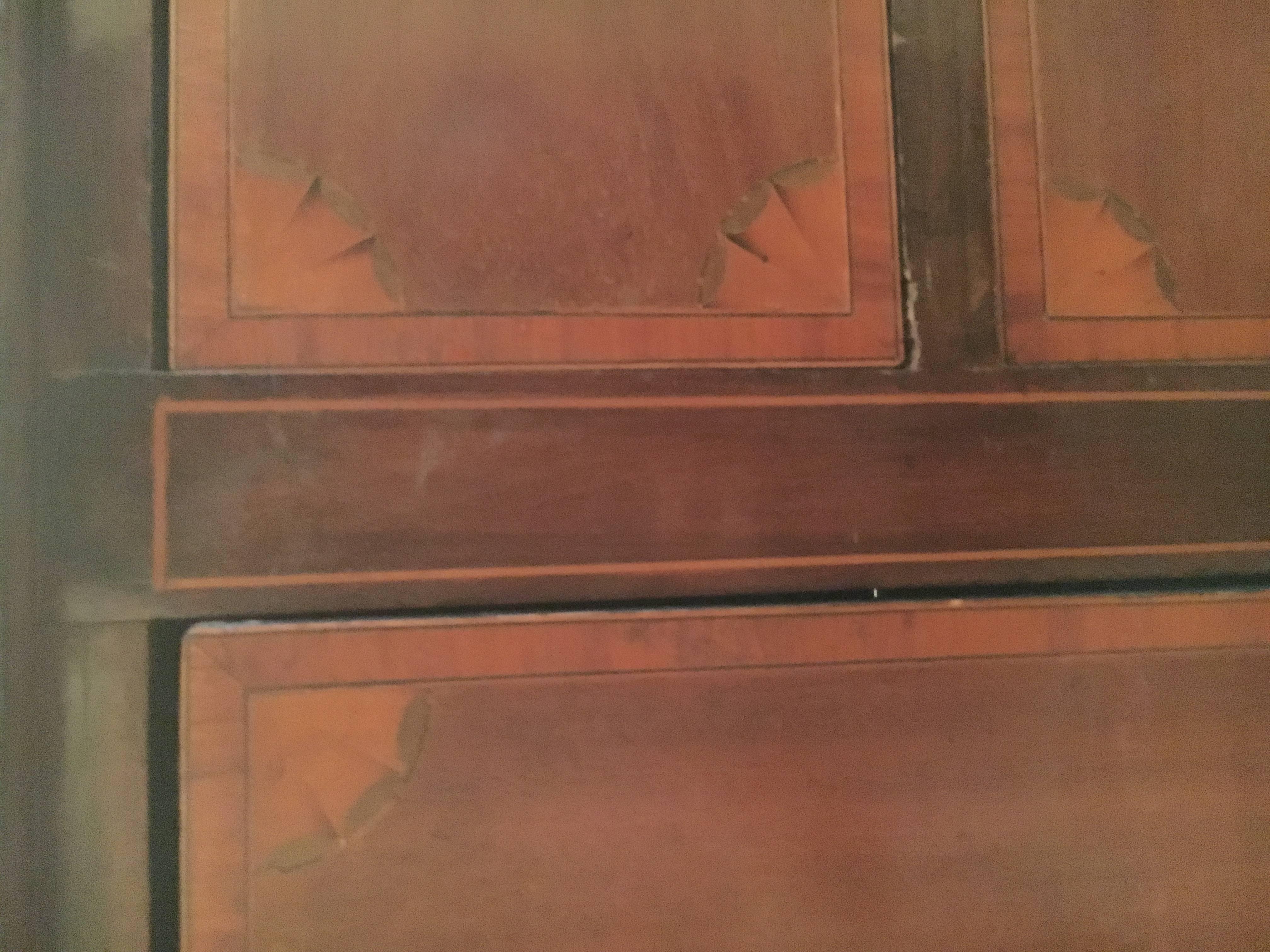 Mahogany Stately English 19th Century Bow Front Sideboard
