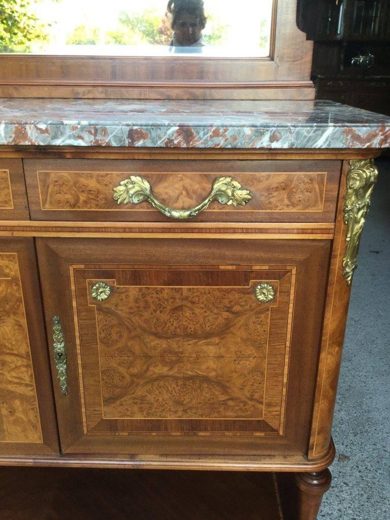 Early 20th Century Magnificent Louis XVI Style Two-Tier Buffet