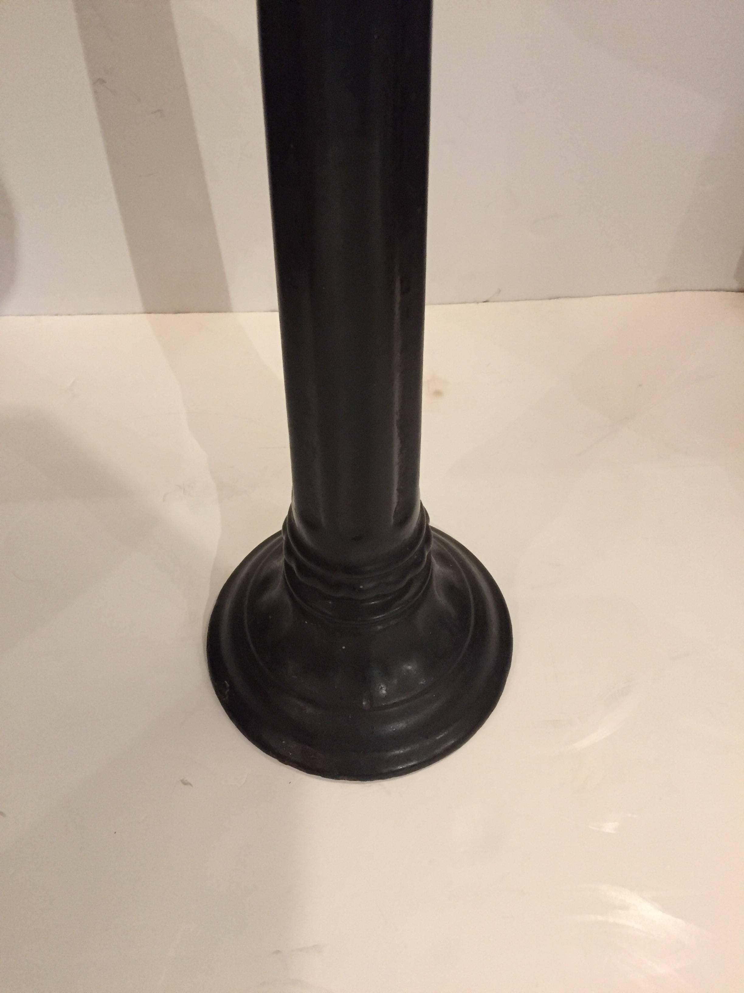 Iron Handsome Octagonal Checkerboard Side Table