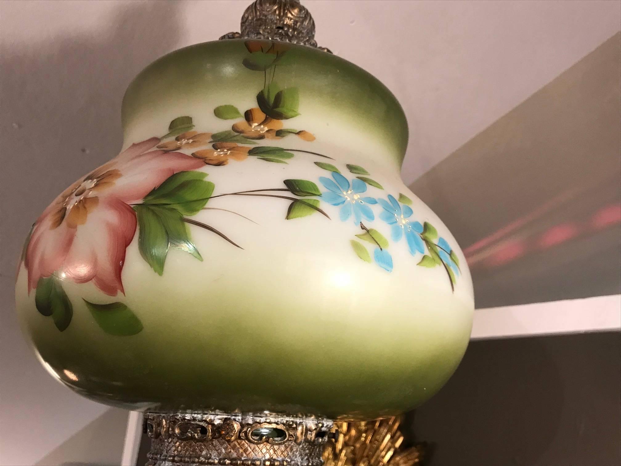 American Lovely Hand-Painted Vintage Pendant Light Fixture