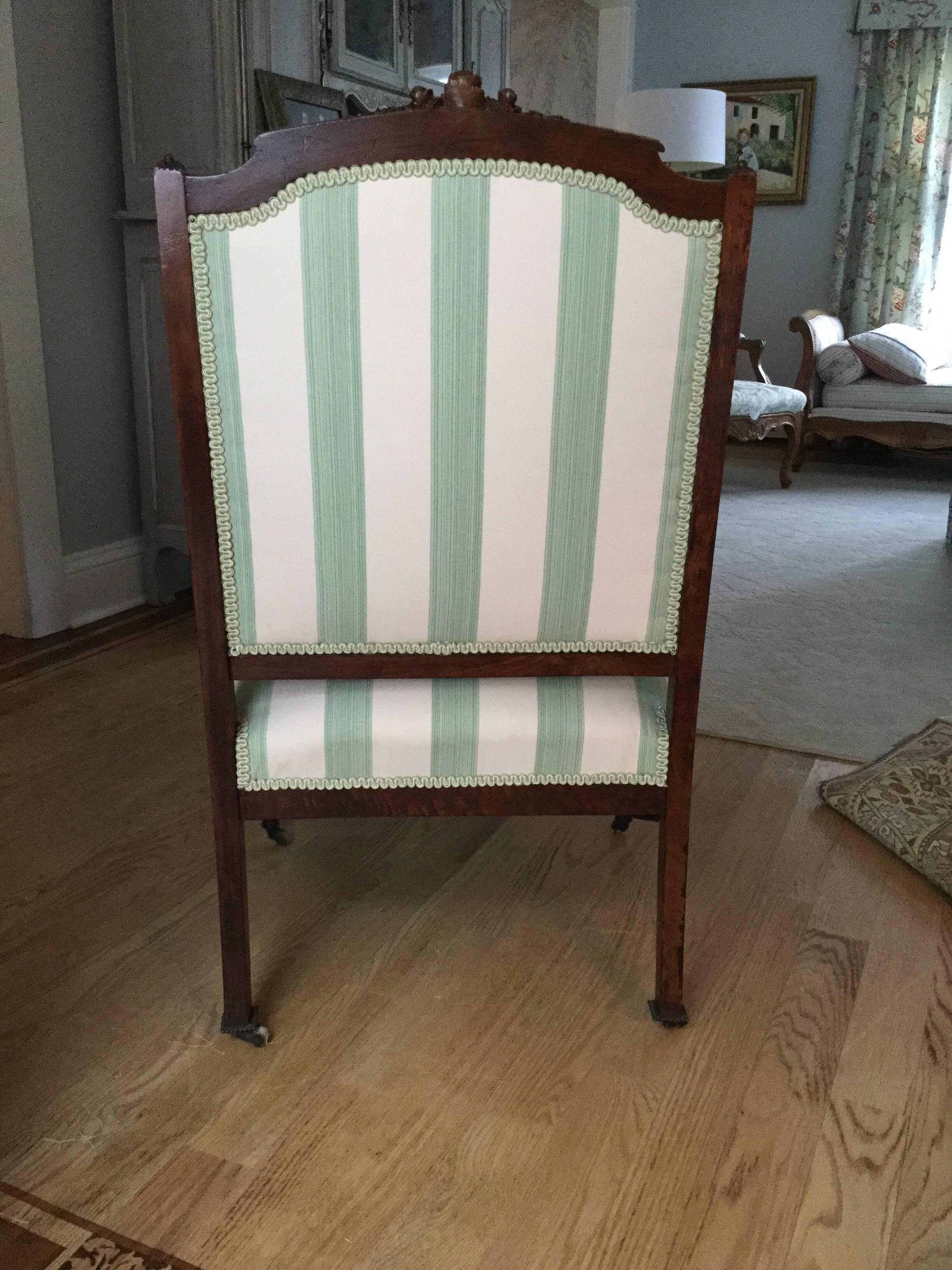 Gorgeous Louis XVI Style Armchair In Excellent Condition In Hopewell, NJ