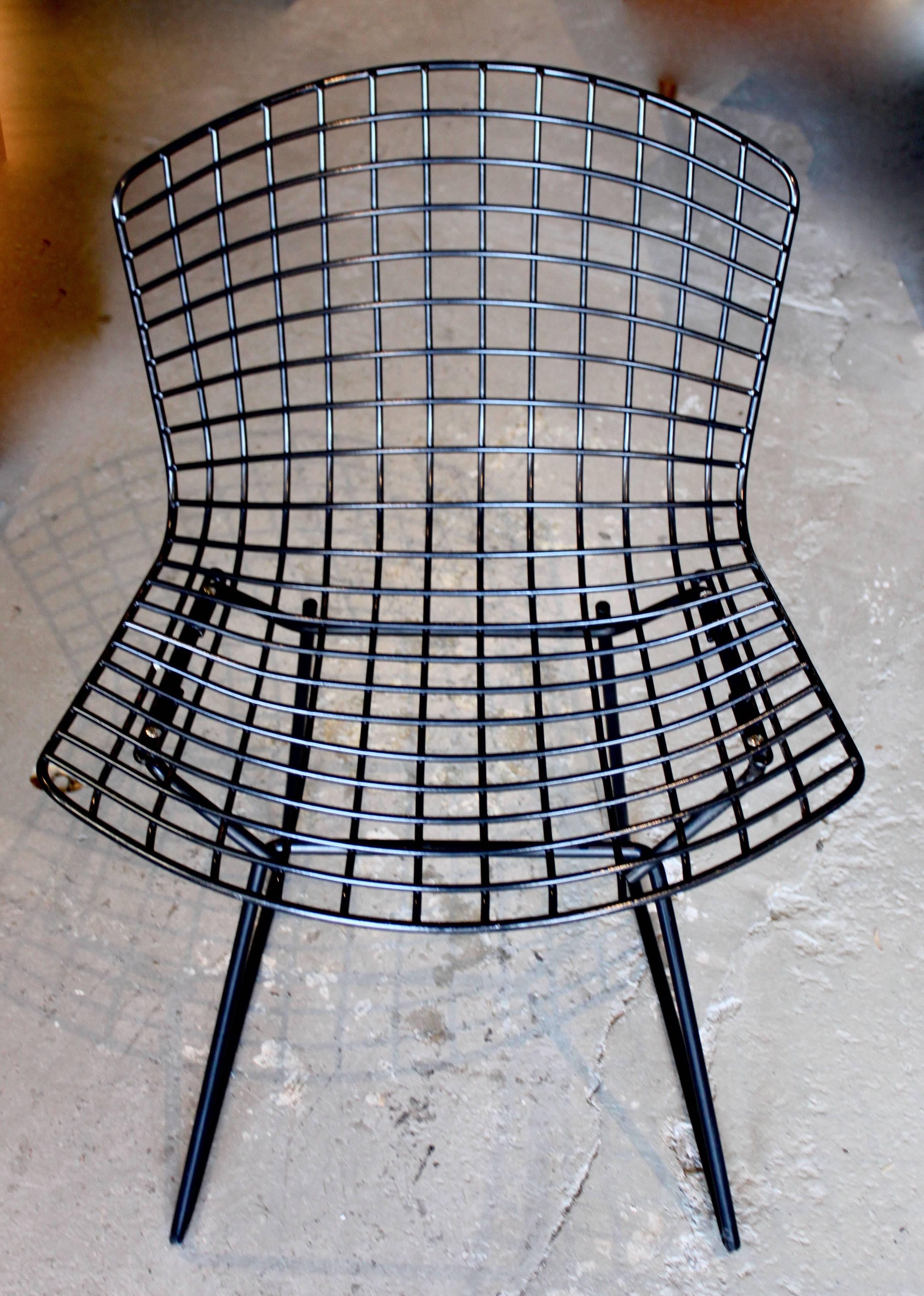 Modern Bertoia Side Chairs by Knoll