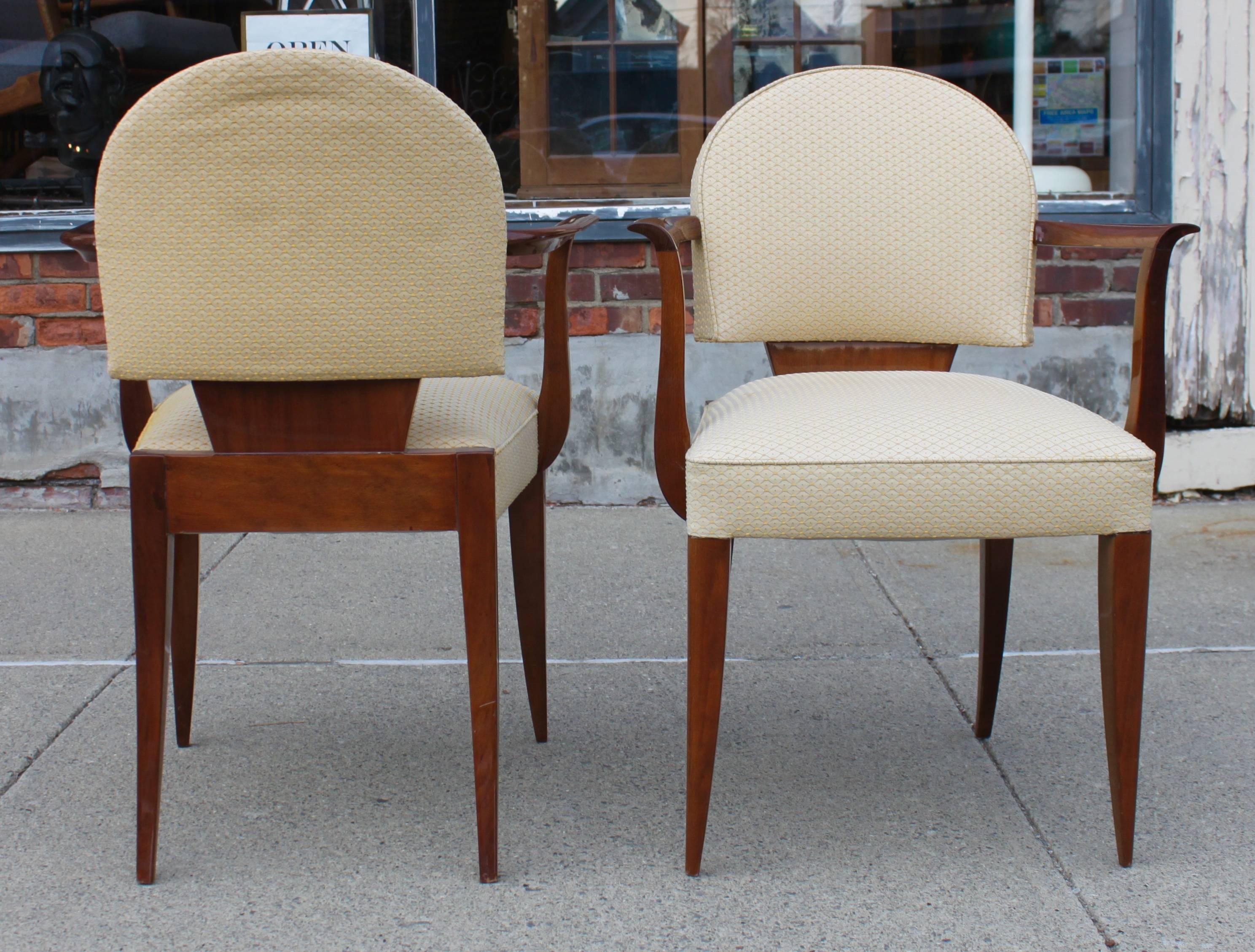 Pair of French Art Deco Armchairs In Excellent Condition In Hudson, NY