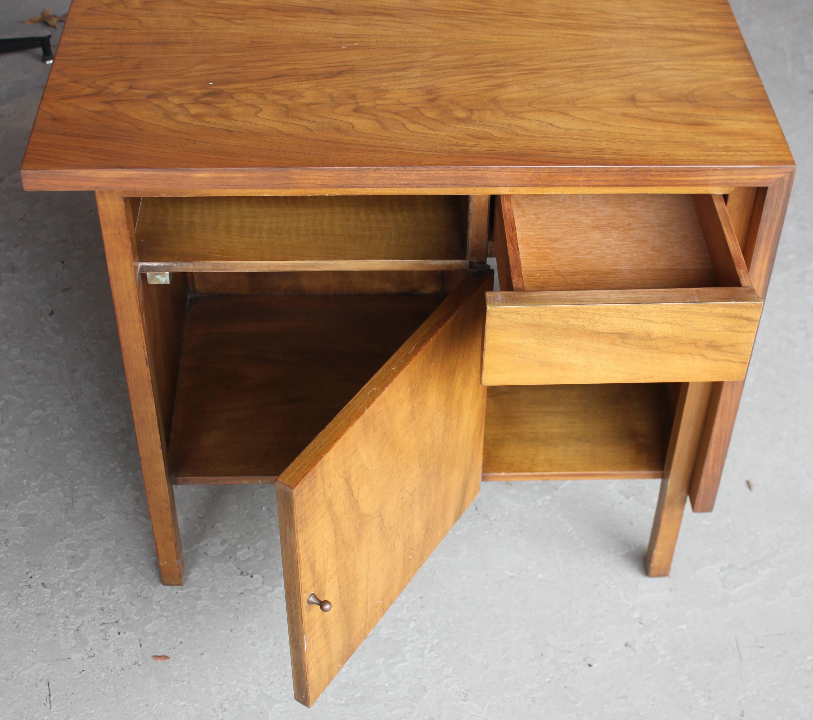 American John Widdicomb Walnut Nightstand