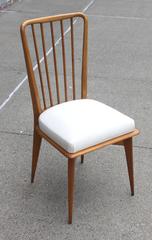 Mid-Century Modern Italian Paolo Buffa Dining Chairs, Set of Six