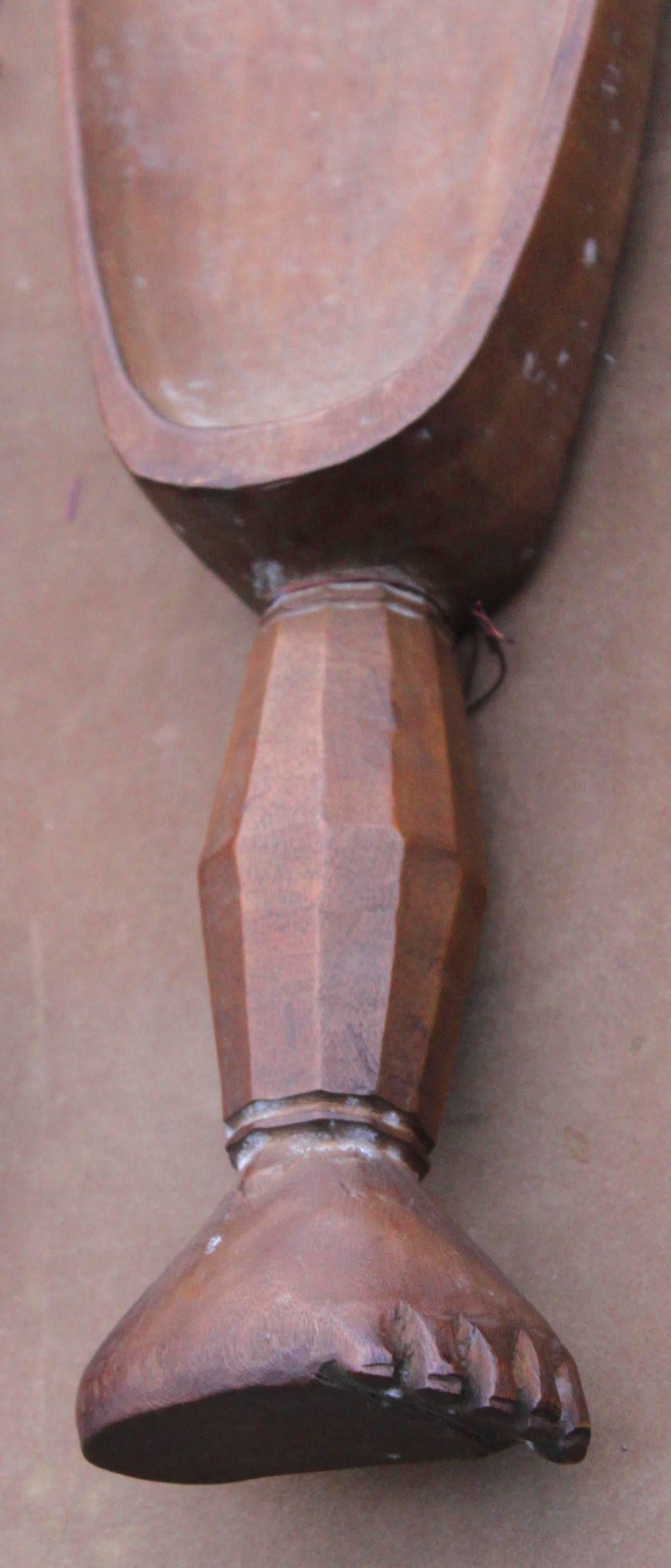 Eclectic Collection of 18th and 19th Century Treenware Spoons For Sale 5