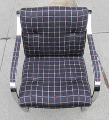 Polished Stainless Steel Brueton Chairs- 8 Available