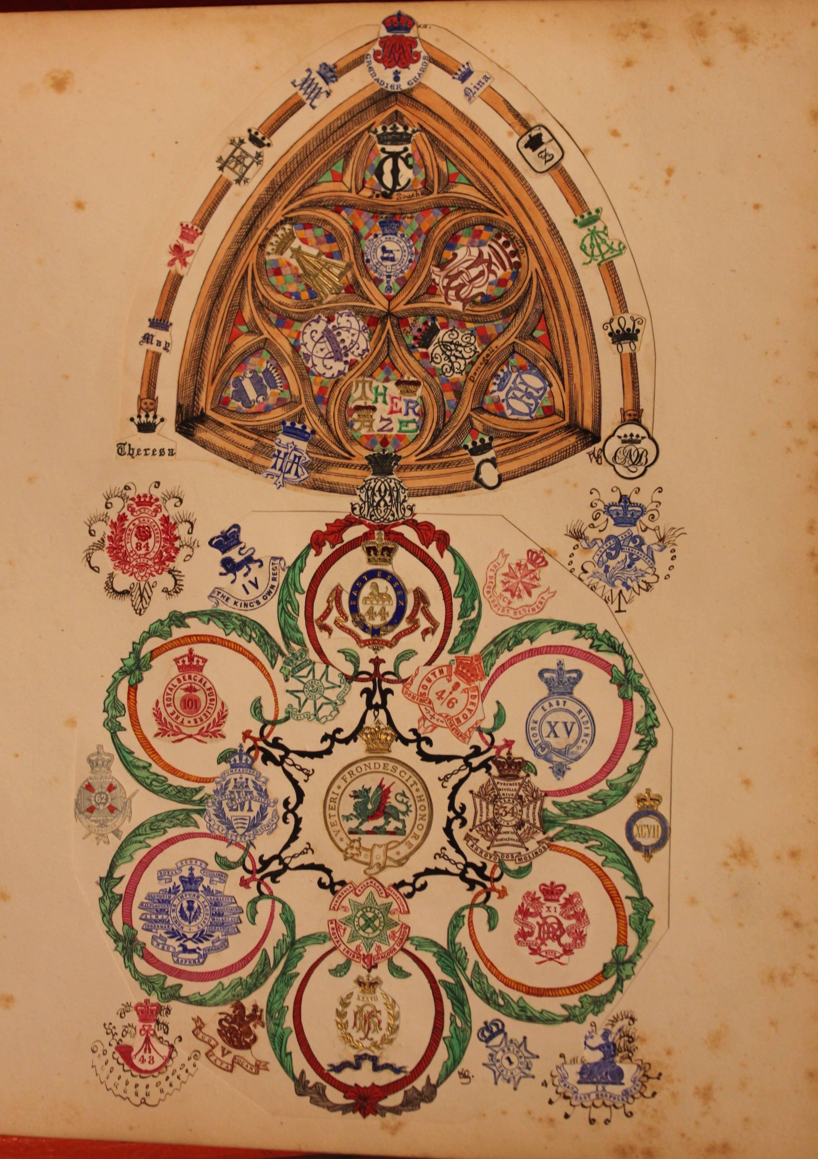 English Illuminated Heraldic Album, circa 1850 1