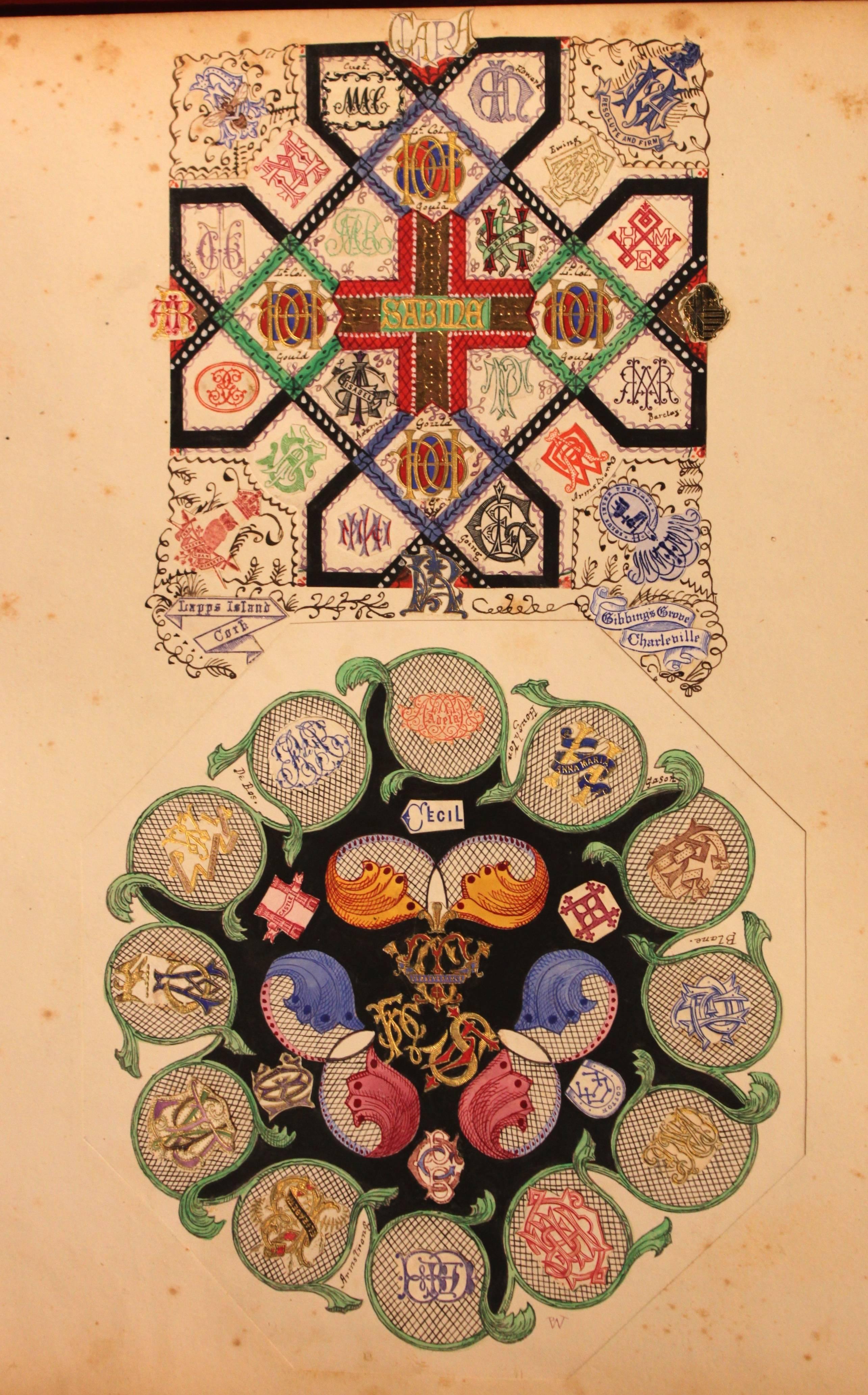 English Illuminated Heraldic Album, circa 1850 2