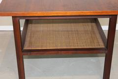 Pair of Mid-Century Modern Walnut Rosewood End Tables
