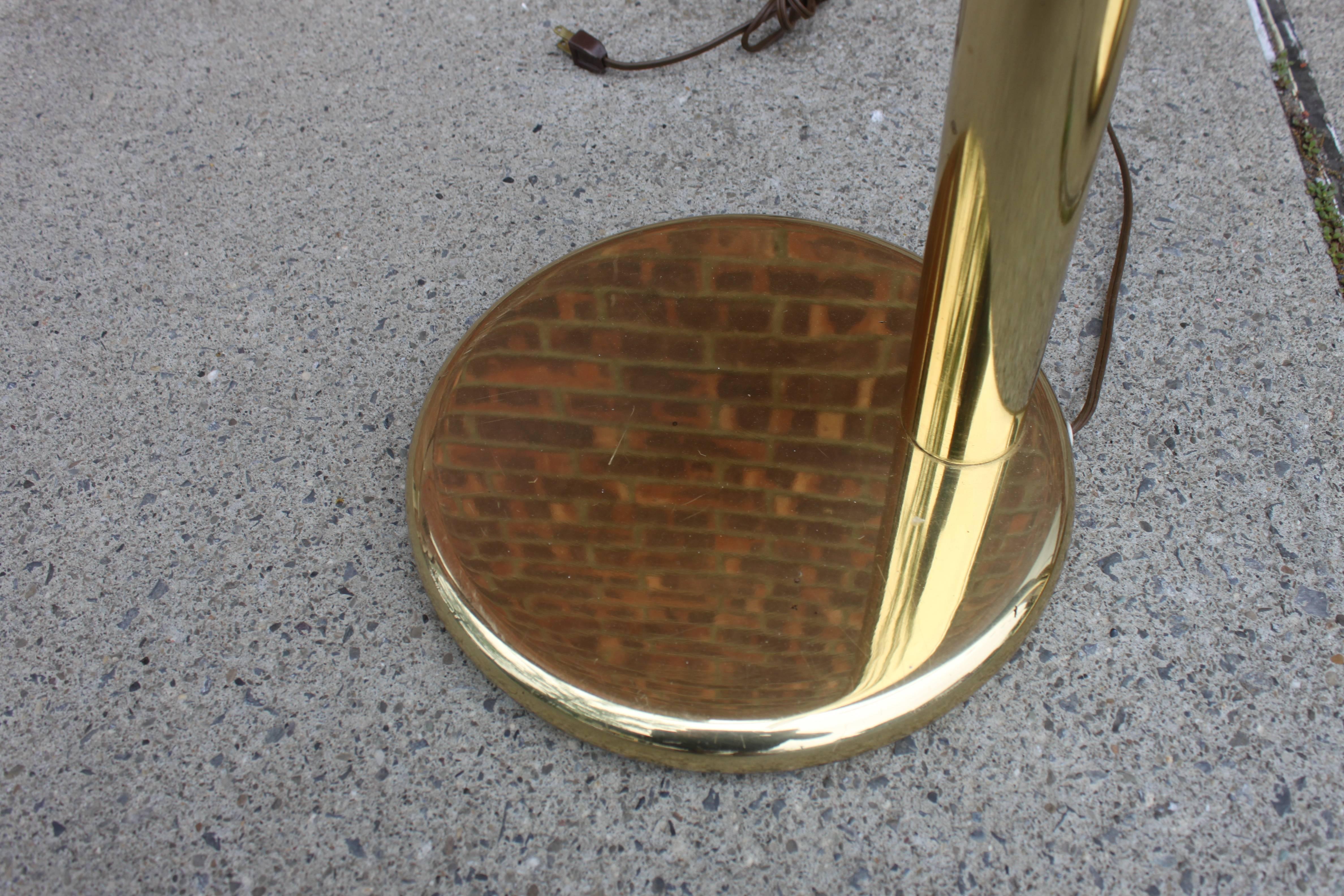 Pair of Brass Floor Lamps 1