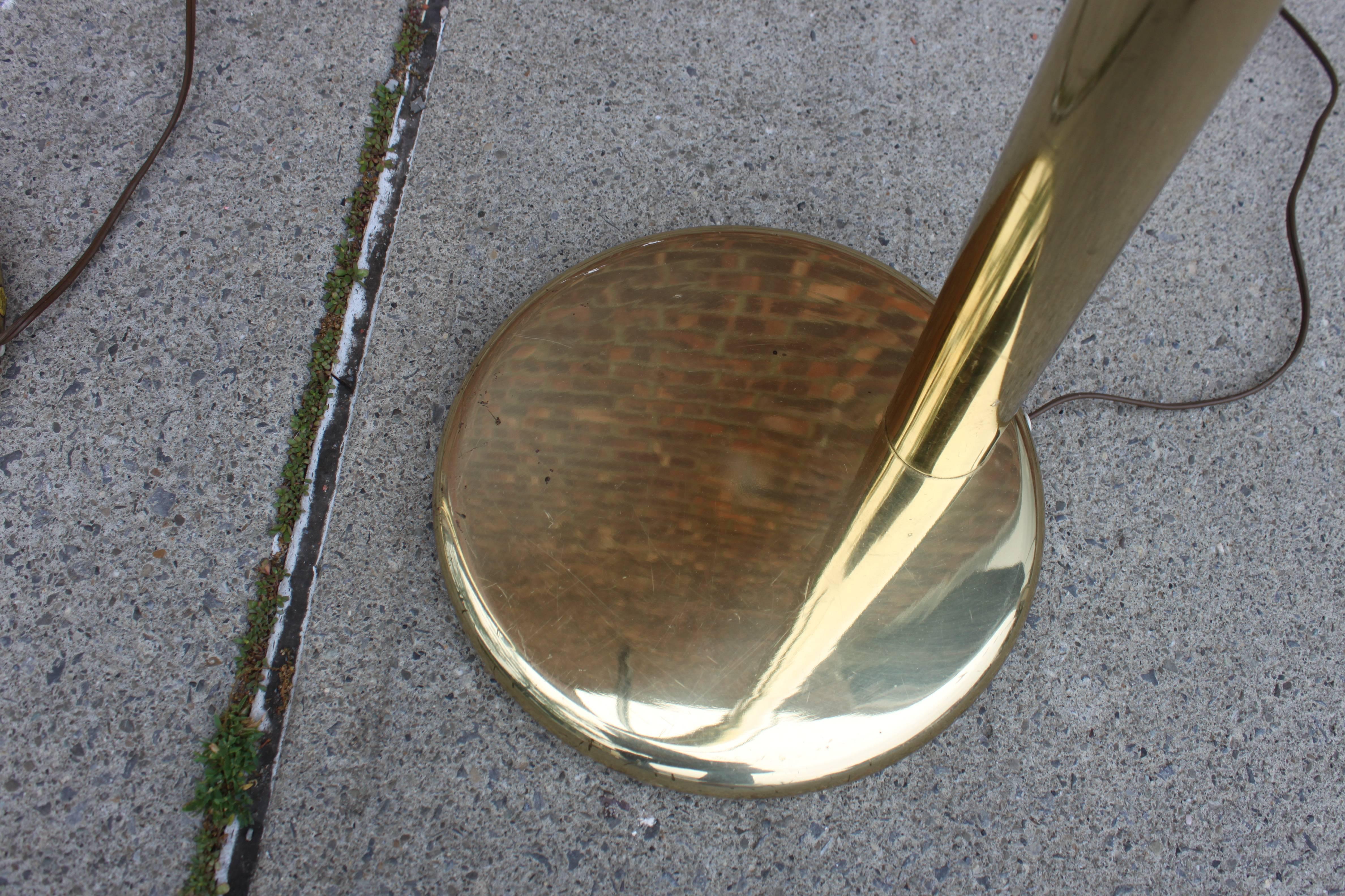 Pair of Brass Floor Lamps 2