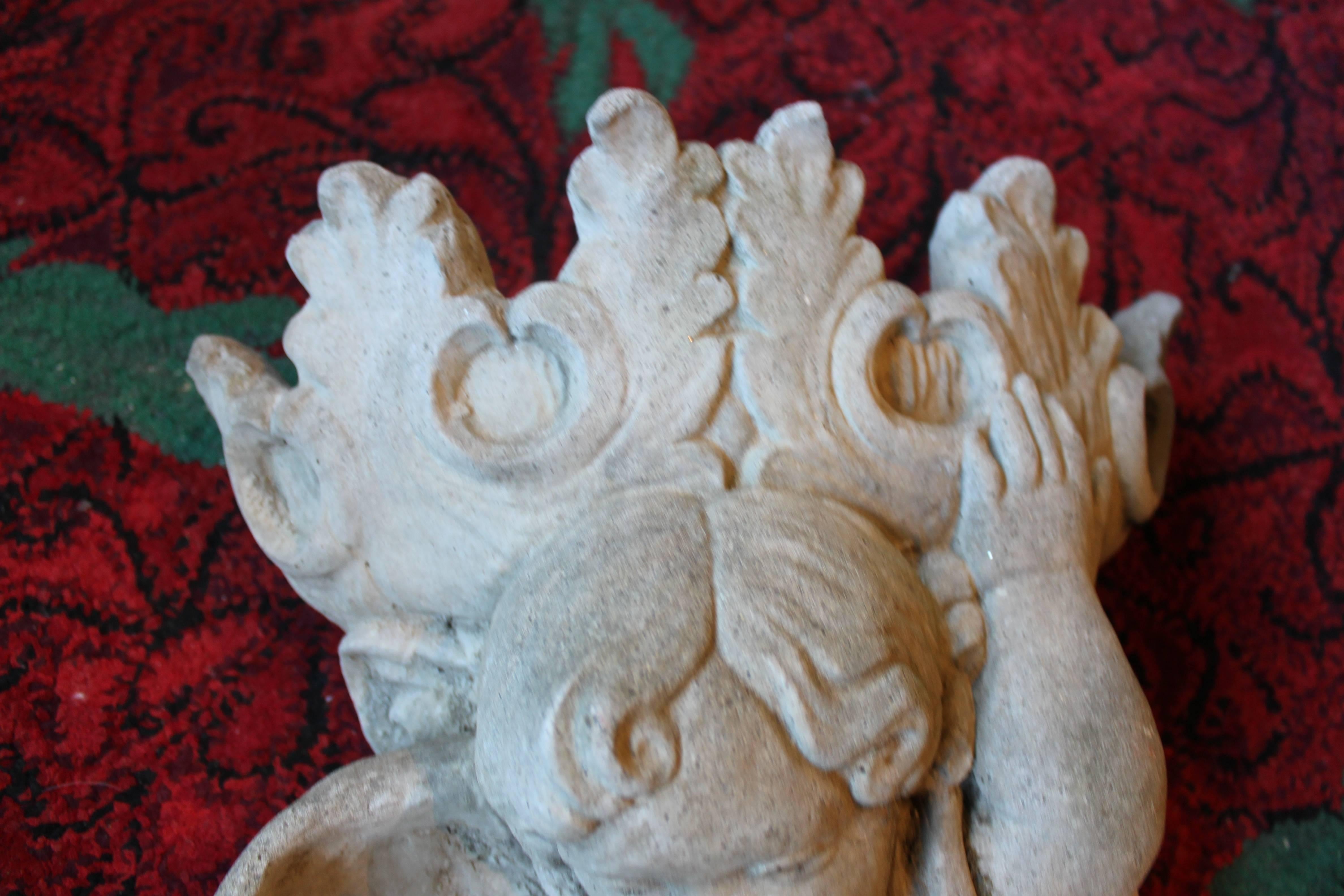 American Vintage Casted Stone Cherub