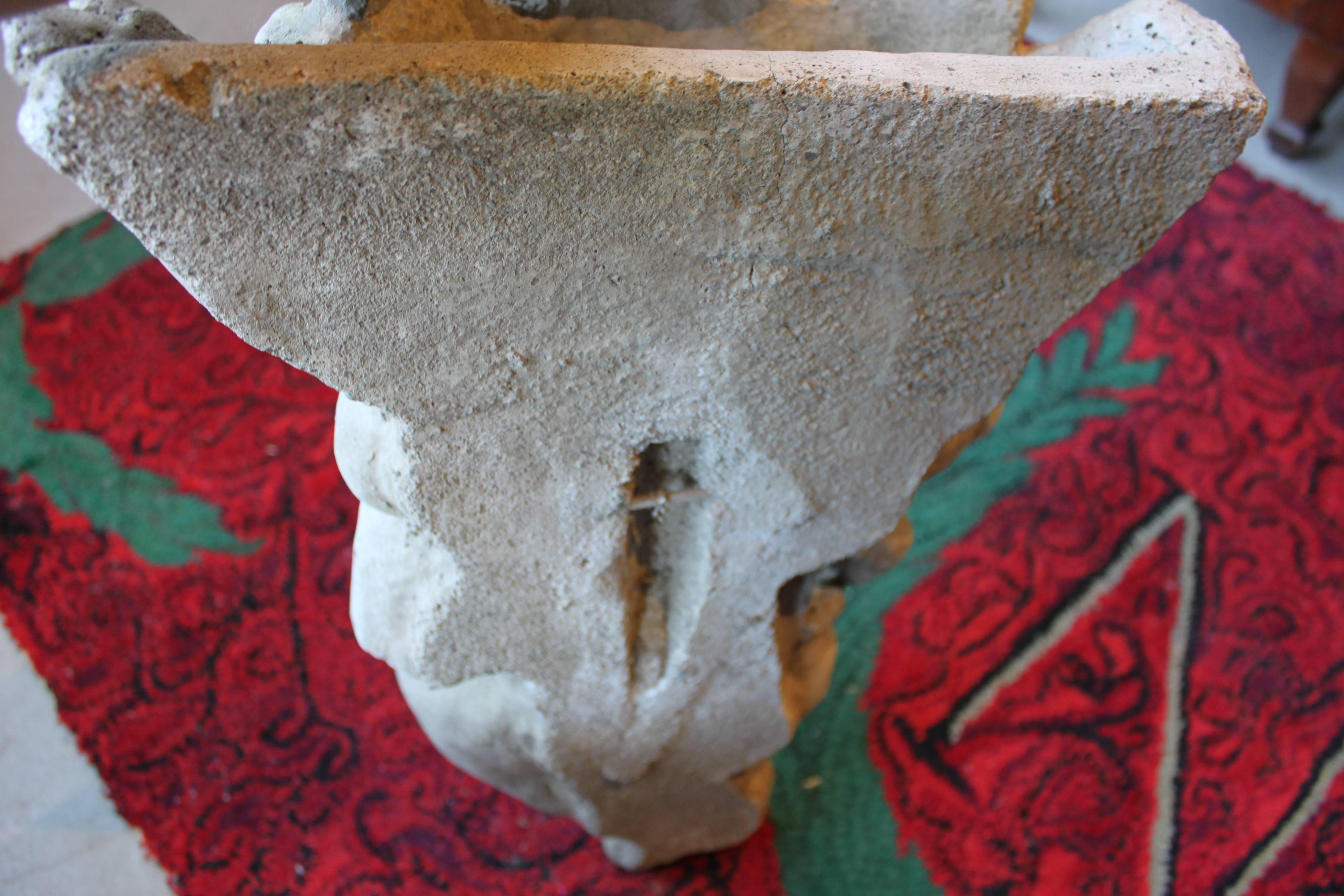 Vintage Casted Stone Cherub 2