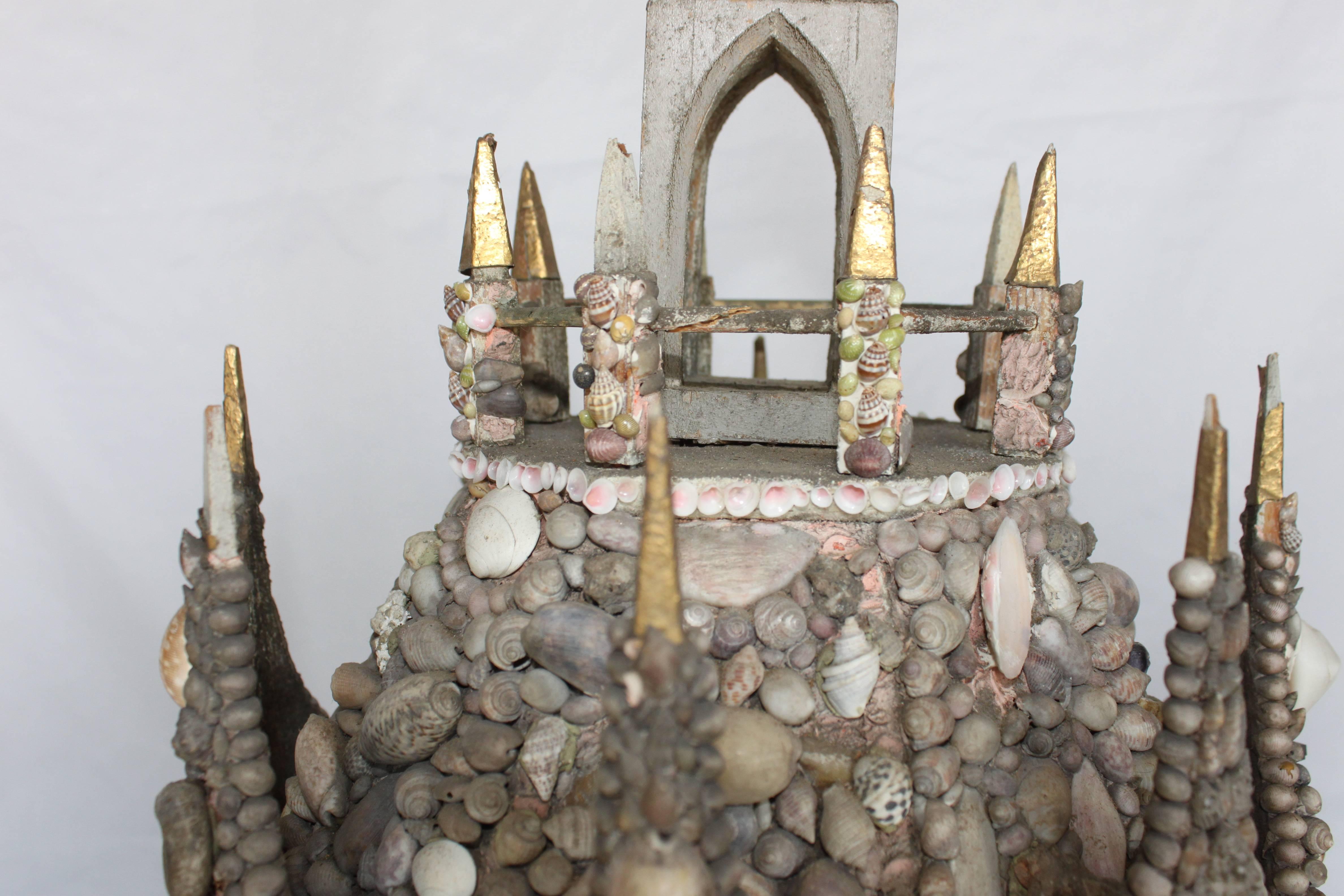 19th Century Victorian Sea Shell Pavilion For Sale