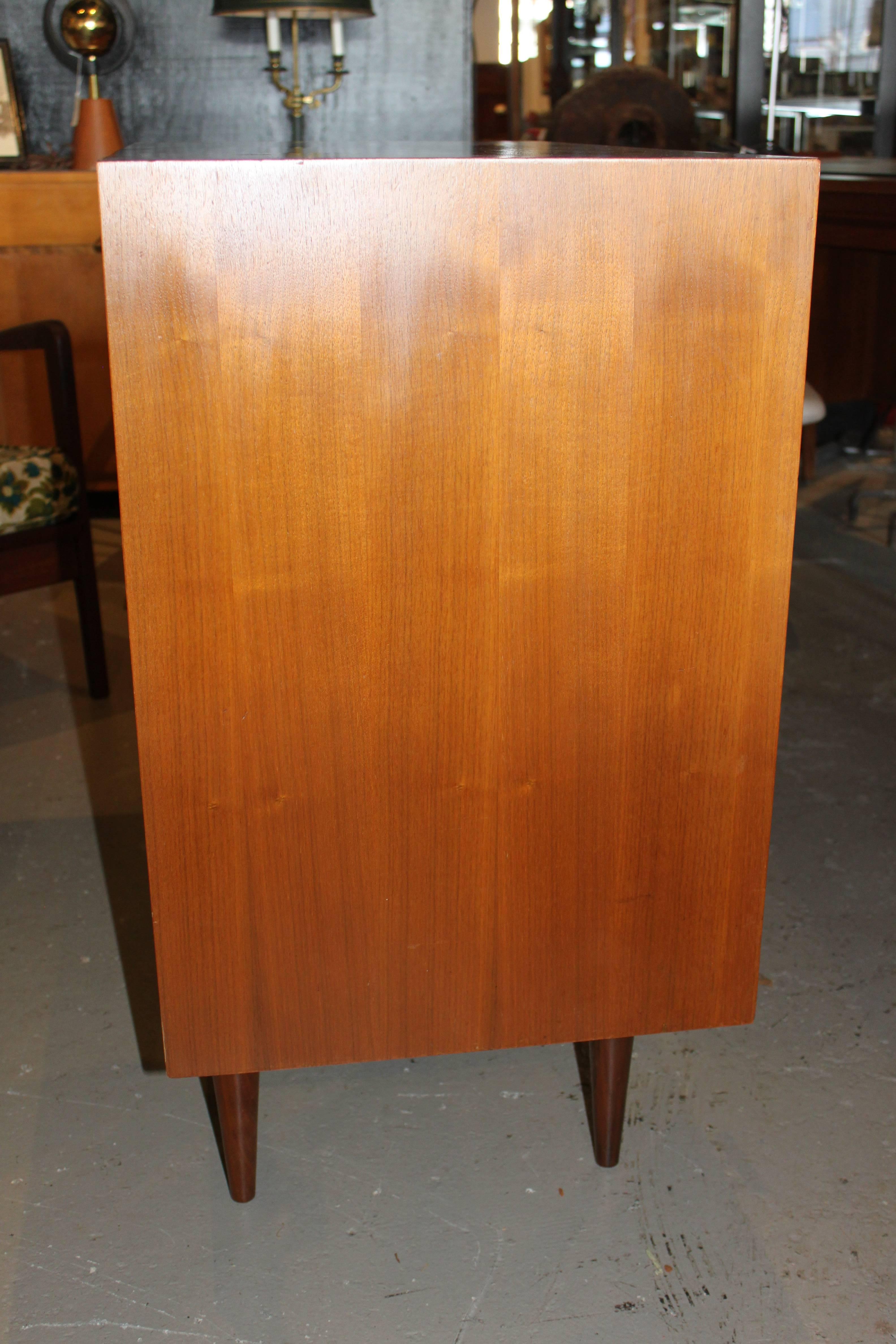 Walnut Pair of Mid-Century Modern Dressers by Stanley Young