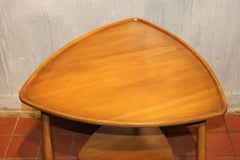 Mid-Century Modern Triangular End Table