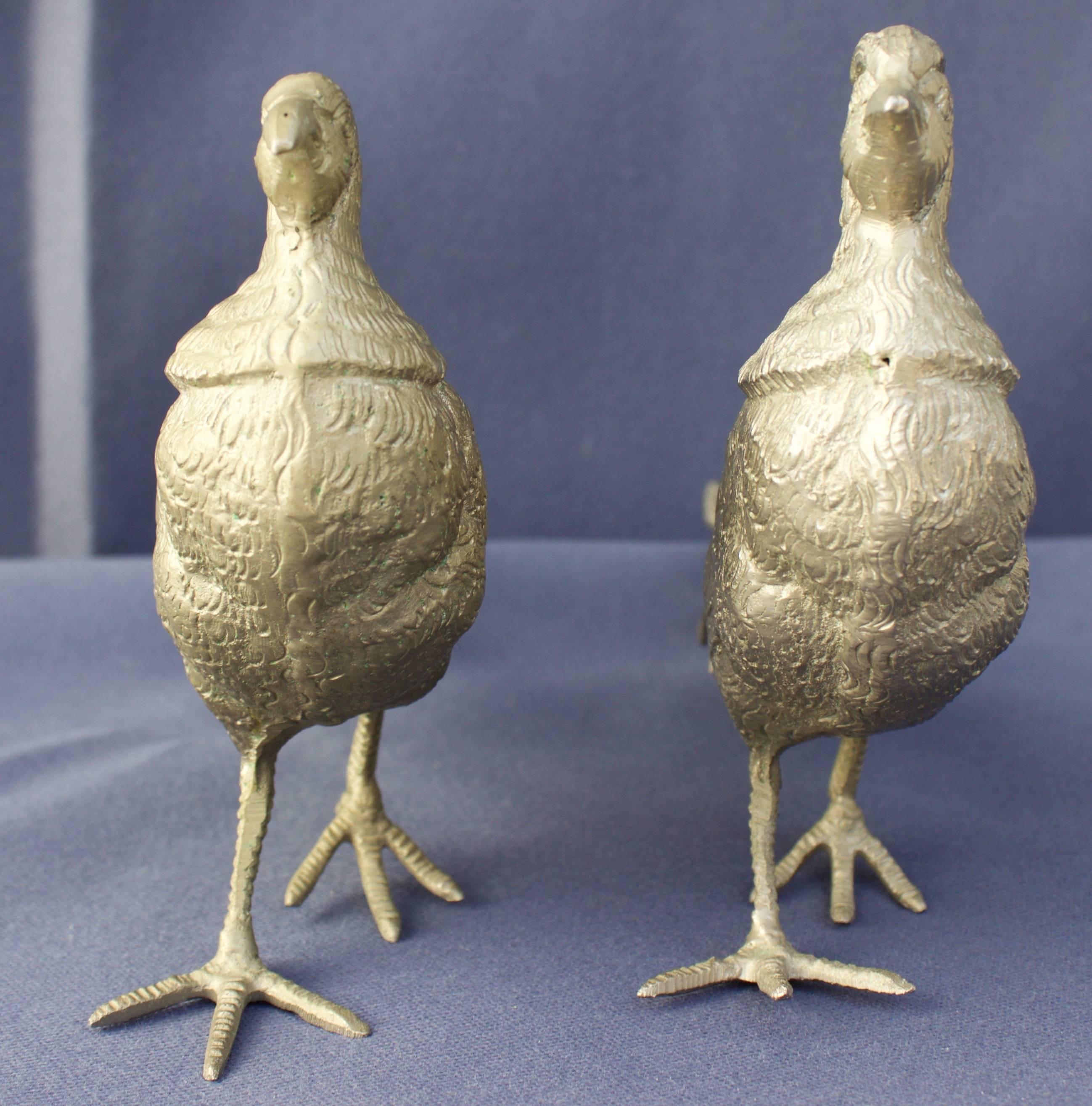 Other French Vintage Pair of Table Pheasants