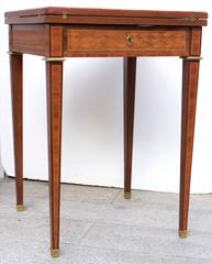 19th Century French Mahogany Handkerchief Card Table