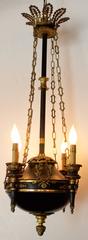 19th Century Empire Style "A I'Antique" Chandelier with Four Lights