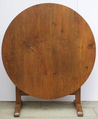 Early 19th Century French Lyre Base Wine Table